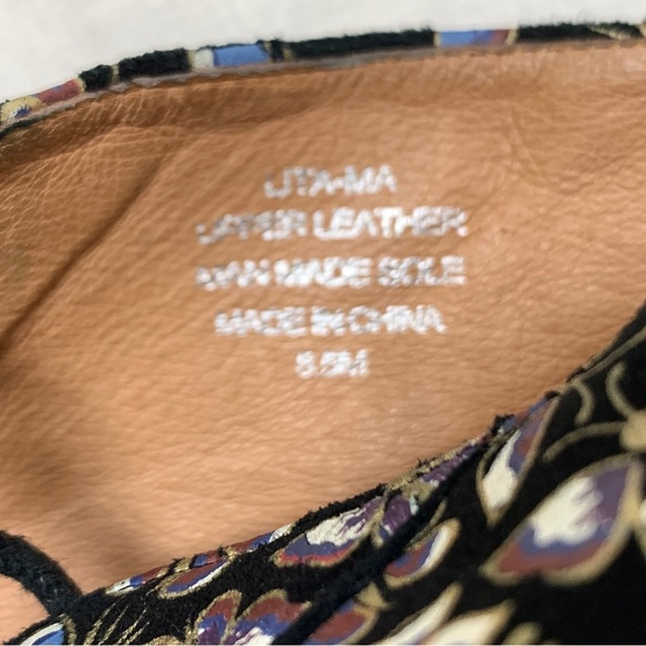 Jeffrey Campbell butterfly patterned Lita chunky leather platform booties 8.5 - Picture 10 of 12